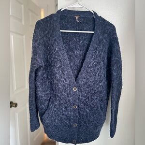 Free People Wool and Alpaca Blend Cardigan